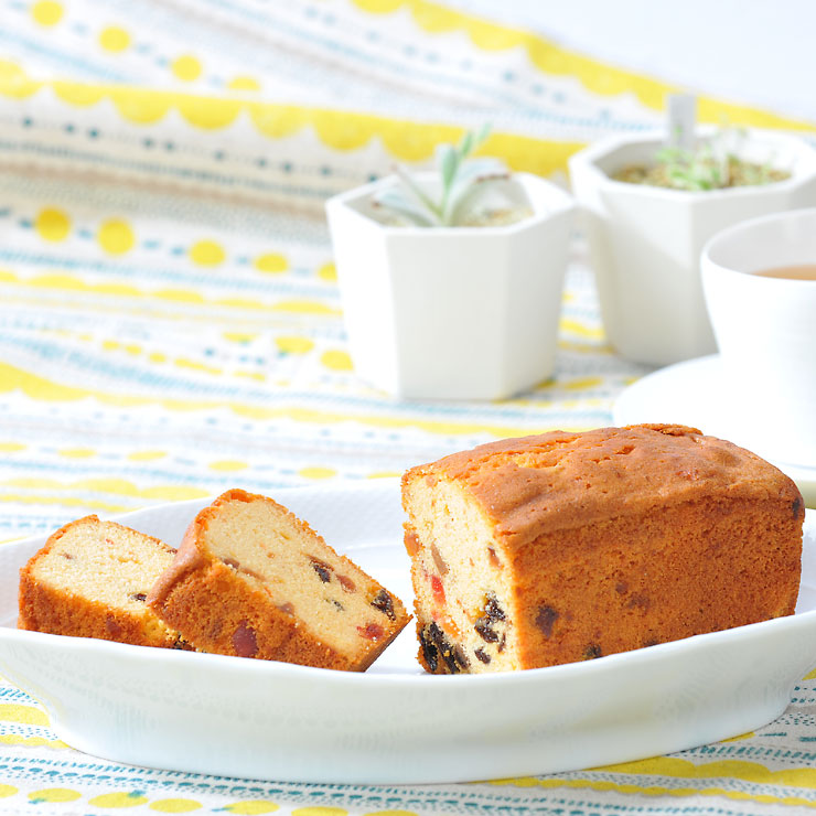 フルーツパウンドケーキ